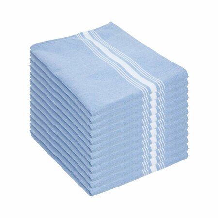 MONARCH BRANDS Bistro Napkins - Reverse Baby Blue, 12PK PNP-RV-BISTRO-BB